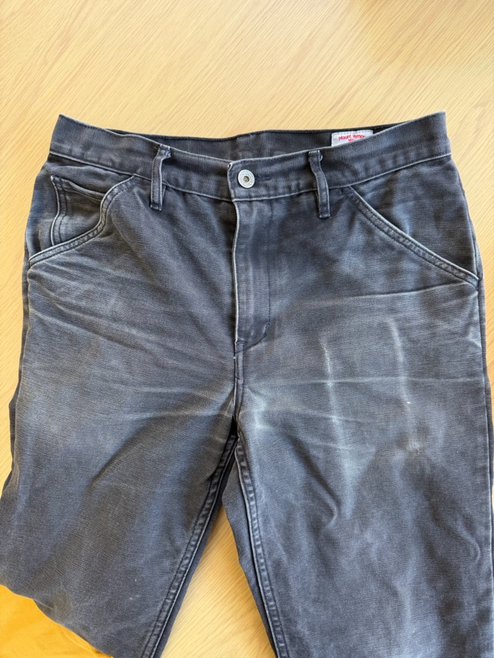 Left Field NYC Work Uniform Washed Black